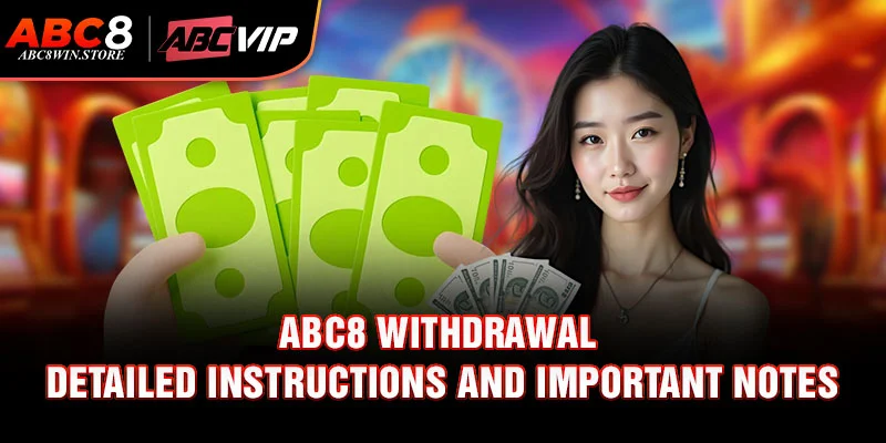 There is no fee charged for an Abc8 withdrawal